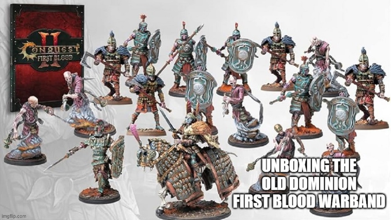 Unboxing The Old Dominion Warband