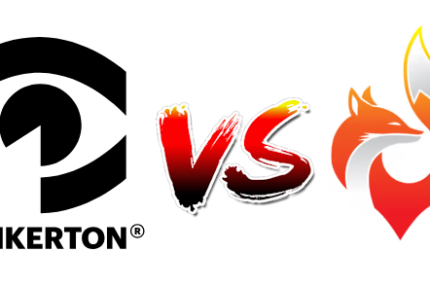 Battle of CJF4 (Vengeance) logo, Pinkerton VS Fox Patrol