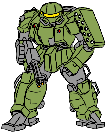 Zaku II by RealMechIsLove