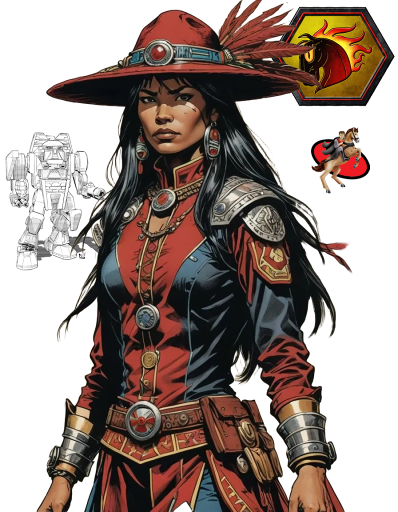 Jacinta Cooper, Clan Hell's Horses, Beta Galaxy, 77th Mechanized Cavalry