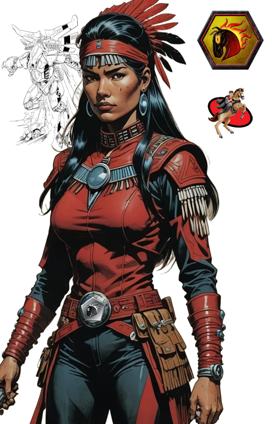 Marguerite Grimheald, Clan Hell's Horses, Beta Galaxy, 666th Mechanized